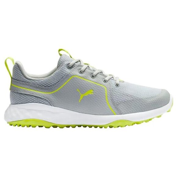 PUMA Men's Grip Fusion Sport 2.0 Golf Shoes Size 10 In High Rise/Limepunch - Picture 1 of 6